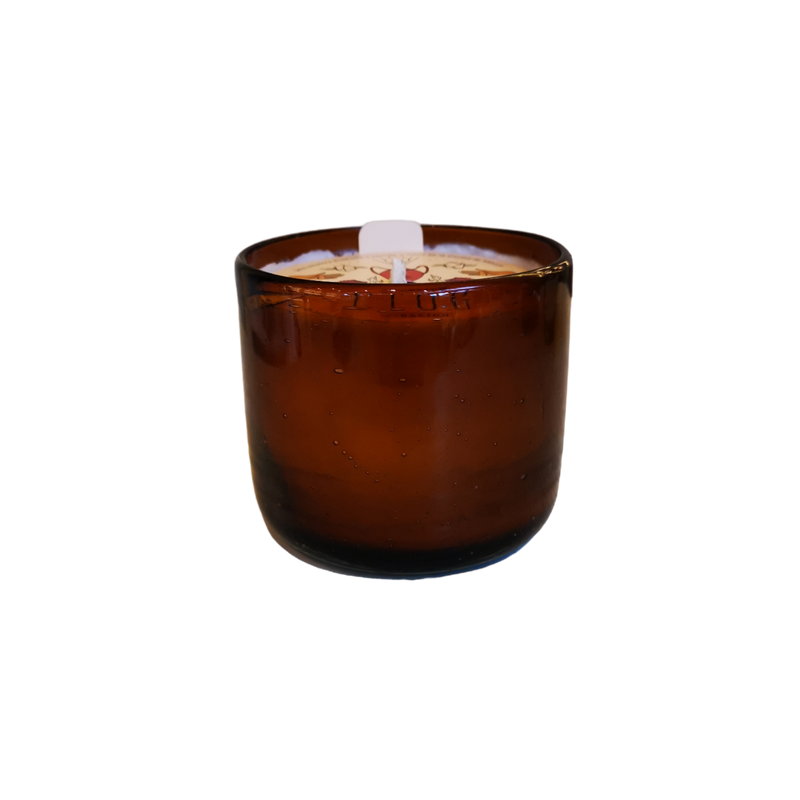 Amber candle "Creation"