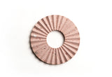 Fire Disc (sand and pink) Set of 2