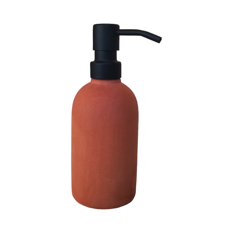 Terracotta soap dispenser