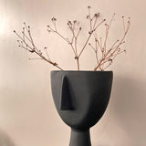 VASE MUSE BLACK